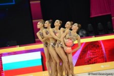 Milli Gimnastika Arenasında Dünya Çempionatının sonuncu günü start götürüb (FOTO)