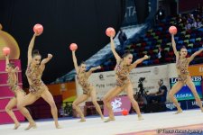 Milli Gimnastika Arenasında Dünya Çempionatının sonuncu günü start götürüb (FOTO)