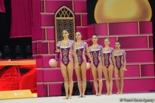 Milli Gimnastika Arenasında Dünya Çempionatının sonuncu günü start götürüb (FOTO)