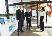 Prezident İlham Əliyev və birinci xanım Mehriban Əliyeva Bakı Nəqliyyat Agentliyinin “Koroğlu” Nəqliyyat Mübadilə Mərkəzinin açılışında iştirak ediblər (FOTO) (YENİLƏNİB)