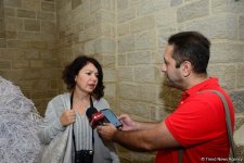 Nəsimi Festivalı Şirvanşahlar Sarayında “İrfani sirlər” adlı sərgi ilə öz işinə başlayıb (FOTO)