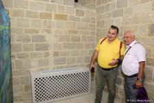 Nəsimi Festivalı Şirvanşahlar Sarayında “İrfani sirlər” adlı sərgi ilə öz işinə başlayıb (FOTO)
