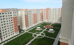 Prezident İlham Əliyev və birinci xanım Mehriban Əliyeva məcburi köçkünlər üçün salınmış “Qobu Park-2” yaşayış kompleksinin açılışında iştirak ediblər (FOTO) (YENİLƏNİB-2)