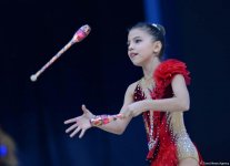 Bədii gimnastika üzrə 26-cı Azərbaycan və Bakı birinciliyinə start verilib (FOTO)