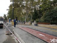 Bakıda 7 kilometrlik velosiped yolunun yaradılması üzrə işlər başlayıb (FOTO)