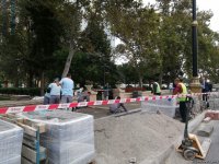 Bakıda 7 kilometrlik velosiped yolunun yaradılması üzrə işlər başlayıb (FOTO)
