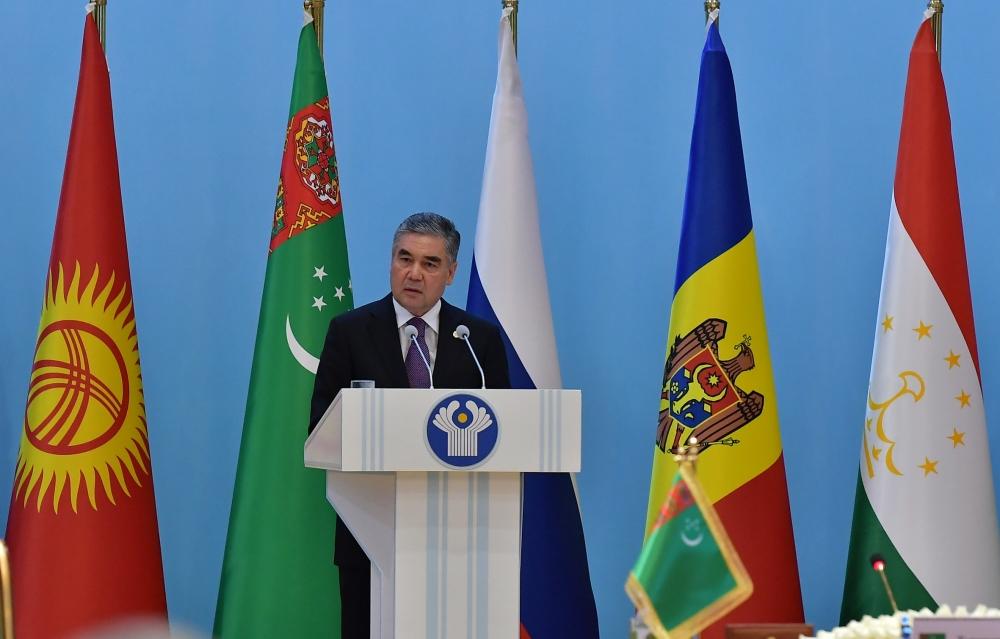 Prezident İlham Əliyev Aşqabadda MDB Dövlət Başçıları Şurasının geniş tərkibdə iclasında iştirak edib (FOTO) (YENİLƏNİB)