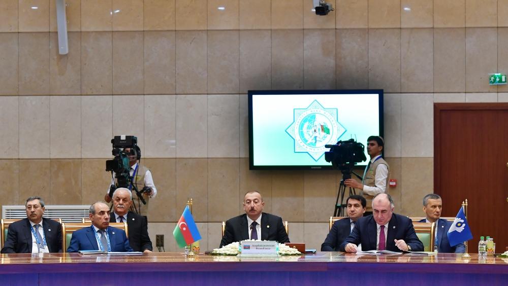 Prezident İlham Əliyev Aşqabadda MDB Dövlət Başçıları Şurasının geniş tərkibdə iclasında iştirak edib (FOTO) (YENİLƏNİB)