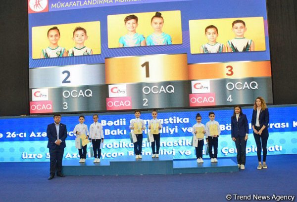 Aerobika gimnastikası üzrə 5-ci Azərbaycan Birinciliyi və Bakı Çempionatının mükafatlandırma mərasimi olub (FOTO)