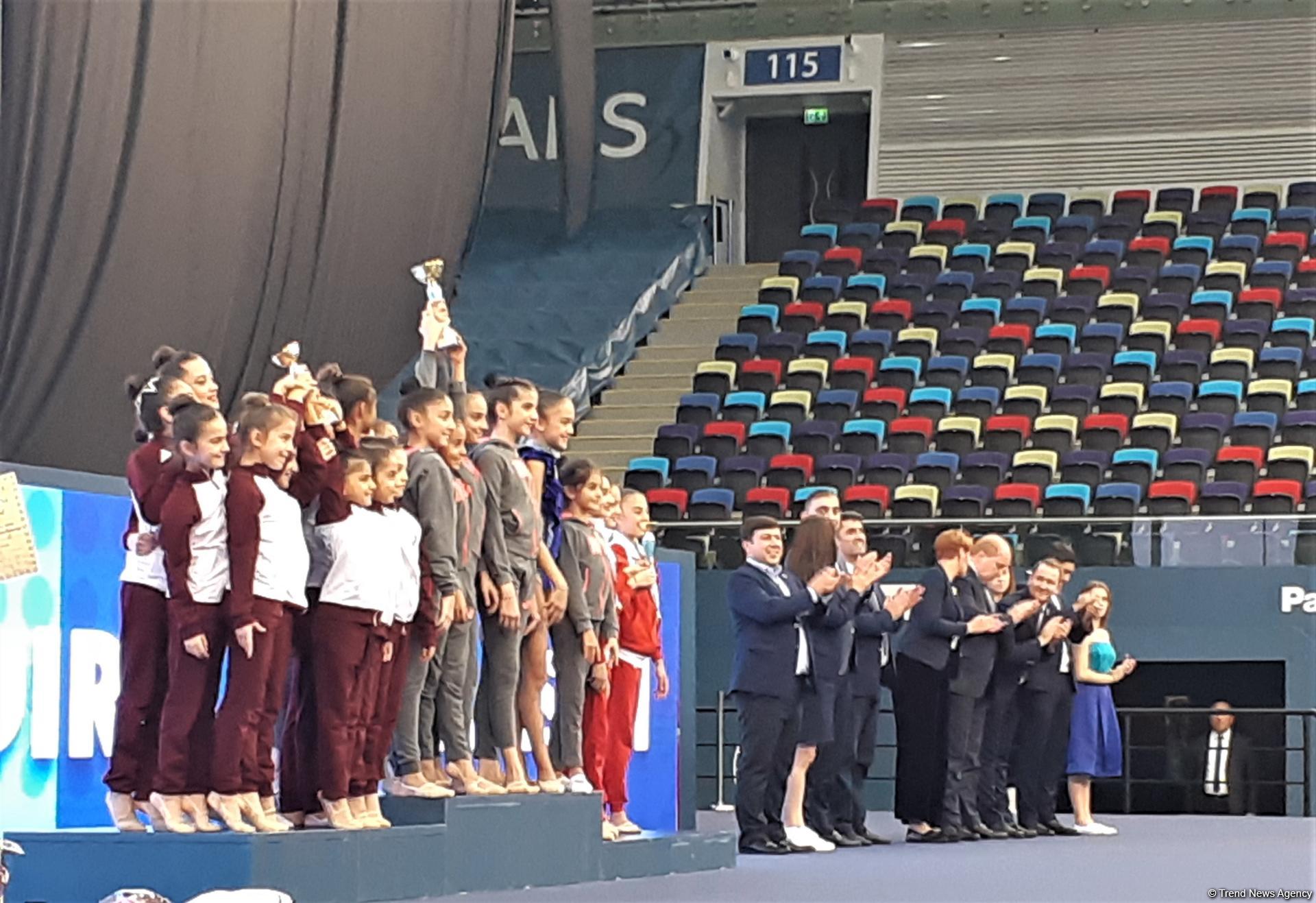 Bədii gimnastika üzrə 26-cı Azərbaycan və Bakı birinciliyinin qaliblərinin mükafatlandırma mərasimi keçirilib (FOTO)