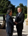 Azərbaycan Prezidenti İlham Əliyevin və Özbəkistan Prezidenti Şavkat Mirziyoyevin görüşü olub (FOTO) (YENİLƏNİB)