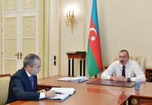 Prezident İlham Əliyev Mikayıl Cabbarovu yeni vəzifəyə təyin olunması ilə əlaqədar qəbul edib (FOTO) (YENİLƏNİB)