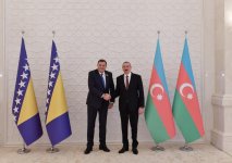Prezident İlham Əliyev Bosniya və Herseqovinanın Rəyasət Heyətinin Sədri Milorad Dodik ilə görüşüb (FOTO) (YENİLƏNİB)