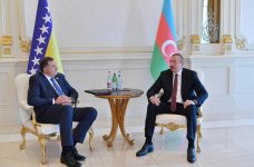 Prezident İlham Əliyev Bosniya və Herseqovinanın Rəyasət Heyətinin Sədri Milorad Dodik ilə görüşüb (FOTO) (YENİLƏNİB)
