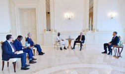 Prezident İlham Əliyev BMT Baş Assambleyasının prezidenti Ticani Məhəmməd-Bandeni qəbul edib (FOTO) (YENİLƏNİB)