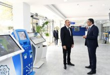 Prezident İlham Əliyev Ağdaş Telekommunikasiya Qovşağında “Şəbəkə” Xidmət Mərkəzinin açılışında iştirak edib (FOTO) (YENİLƏNİB)
