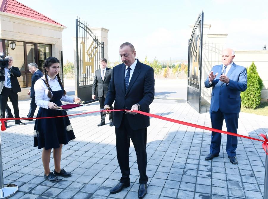 Prezident İlham Əliyev “Azərxalça” ASC-nin Qəbələ filialının açılış mərasimində iştirak edib (FOTO) (YENİLƏNİB)