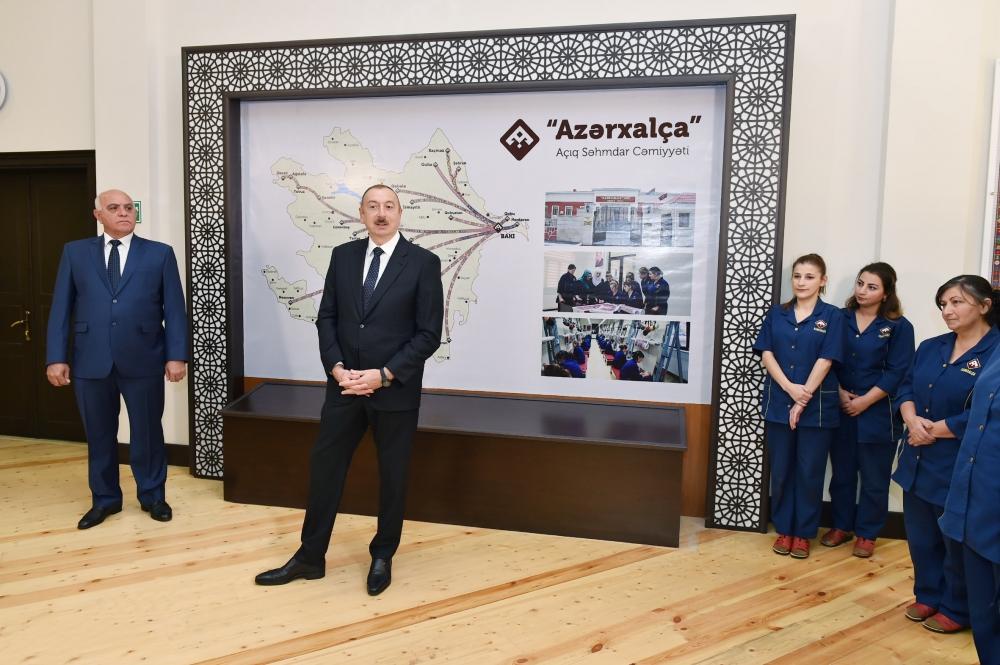 Prezident İlham Əliyev “Azərxalça” ASC-nin Qəbələ filialının açılış mərasimində iştirak edib (FOTO) (YENİLƏNİB)