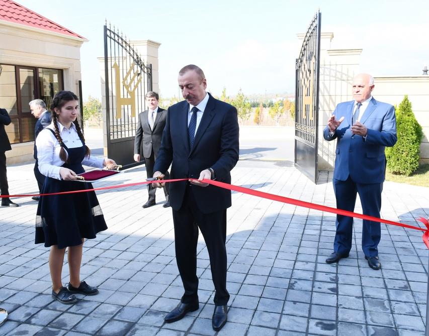 Prezident İlham Əliyev “Azərxalça” ASC-nin Qəbələ filialının açılış mərasimində iştirak edib (FOTO) (YENİLƏNİB)