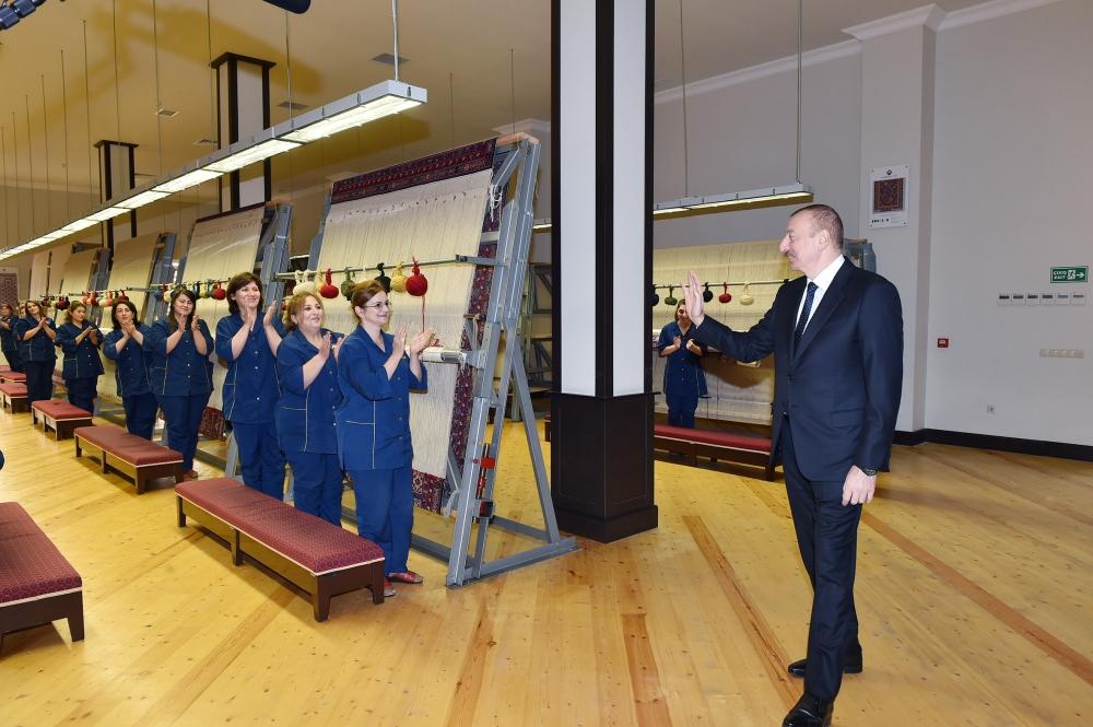 Prezident İlham Əliyev “Azərxalça” ASC-nin Qəbələ filialının açılış mərasimində iştirak edib (FOTO) (YENİLƏNİB)