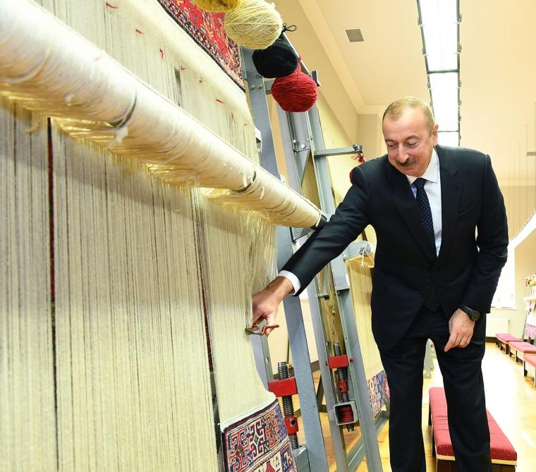 Prezident İlham Əliyev “Azərxalça” ASC-nin Qəbələ filialının açılış mərasimində iştirak edib (FOTO) (YENİLƏNİB)