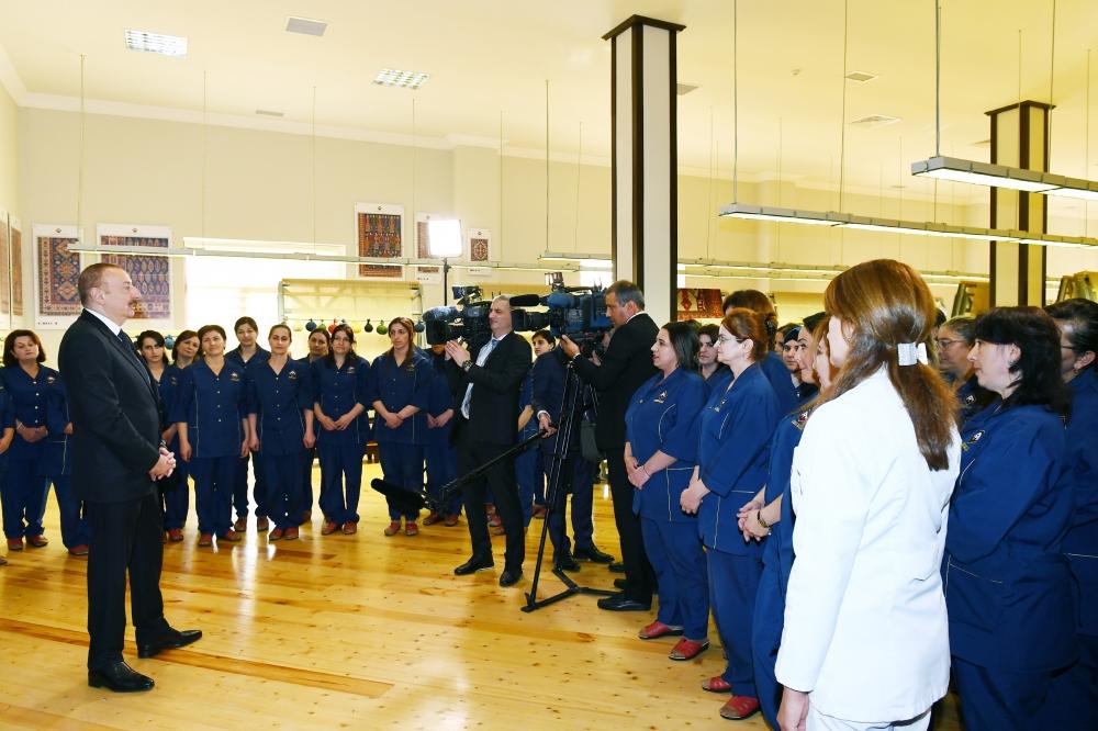 Prezident İlham Əliyev “Azərxalça” ASC-nin Qəbələ filialının açılış mərasimində iştirak edib (FOTO) (YENİLƏNİB)