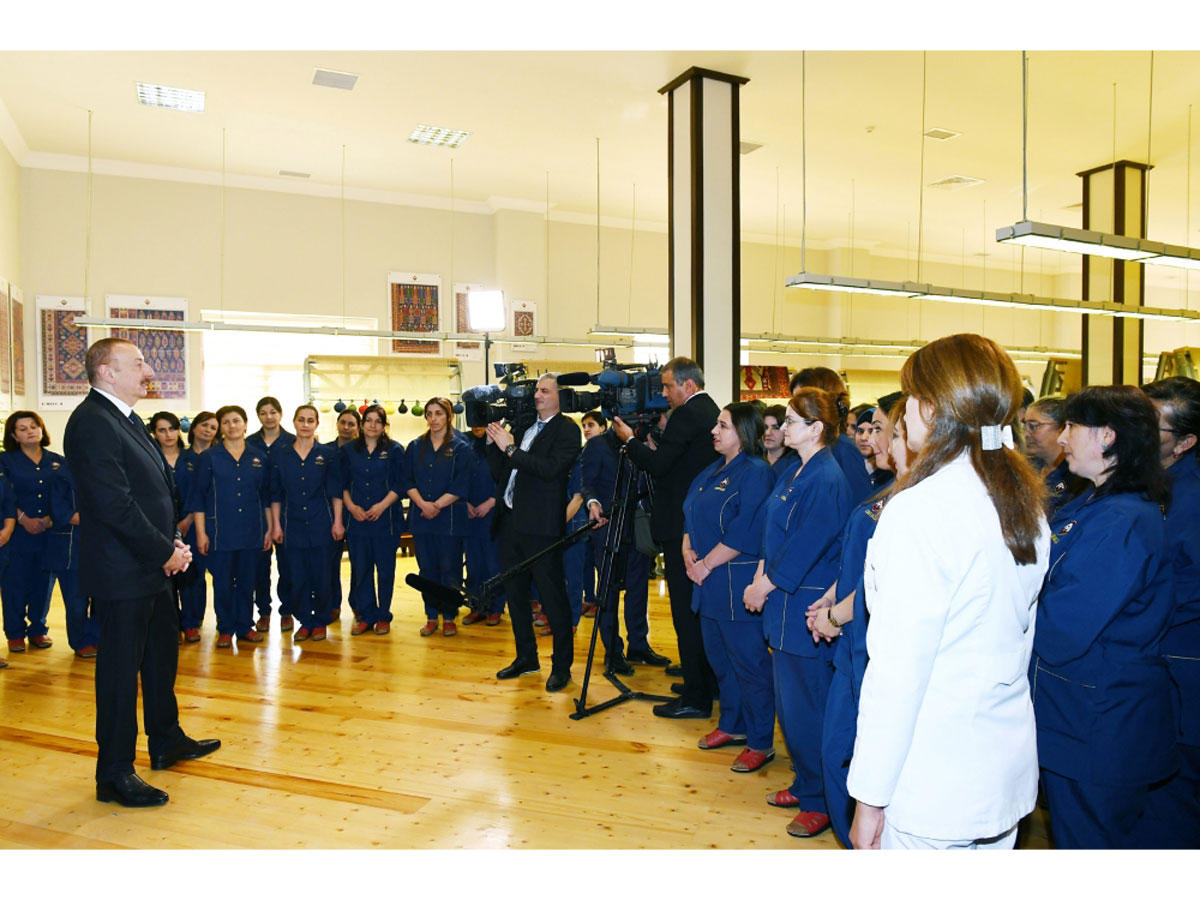 Prezident İlham Əliyev “Azərxalça” ASC-nin Qəbələ filialının açılış mərasimində iştirak edib (FOTO) (YENİLƏNİB)