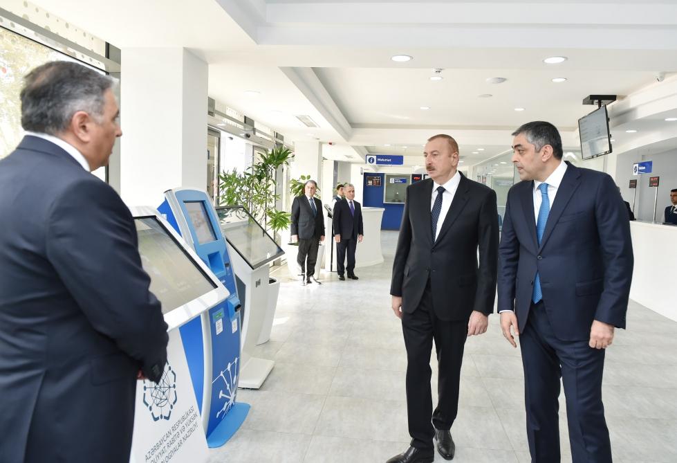 Prezident İlham Əliyev Ağdaş Telekommunikasiya Qovşağında “Şəbəkə” Xidmət Mərkəzinin açılışında iştirak edib (FOTO) (YENİLƏNİB)