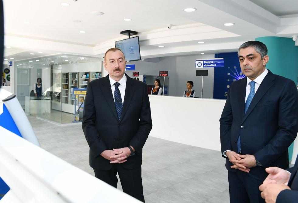 Prezident İlham Əliyev Ağdaş Telekommunikasiya Qovşağında “Şəbəkə” Xidmət Mərkəzinin açılışında iştirak edib (FOTO) (YENİLƏNİB)