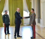 Prezident İlham Əliyev MDB Müdafiə Nazirləri Şurasının iclasının iştirakçılarını qəbul edib (FOTO) (YENİLƏNİB)