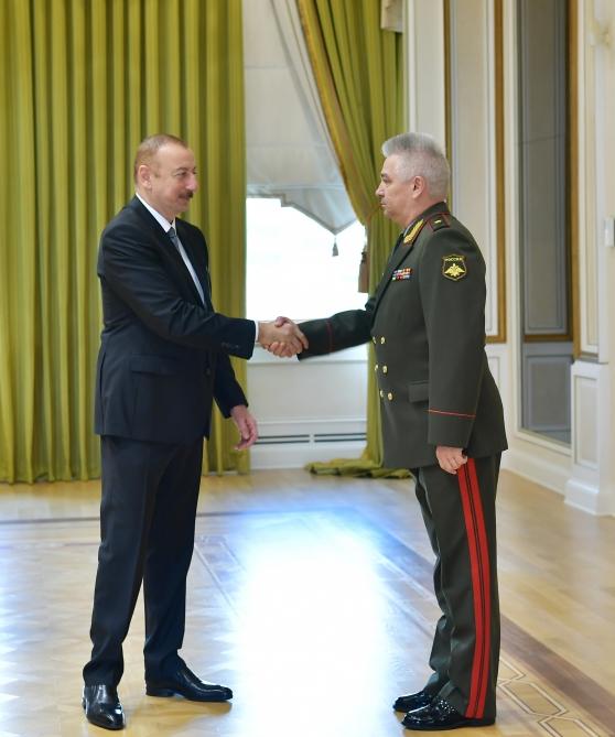 Prezident İlham Əliyev MDB Müdafiə Nazirləri Şurasının iclasının iştirakçılarını qəbul edib (FOTO) (YENİLƏNİB)