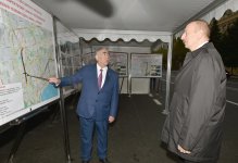 Prezident İlham Əliyev paytaxtın Şəfayət Mehdiyev küçəsinin Tbilisi prospektindən Landau küçəsinədək olan hissəsində yenidənqurmadan sonra görülən işlərlə tanış olub (FOTO) (YENİLƏNİB)