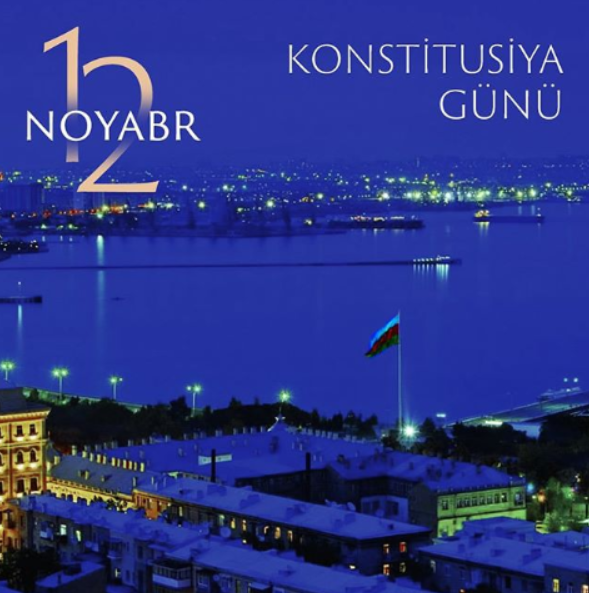Birinci vitse-prezident Mehriban Əliyeva Konstitusiya Günü münasibətilə Azərbaycan xalqını təbrik edib