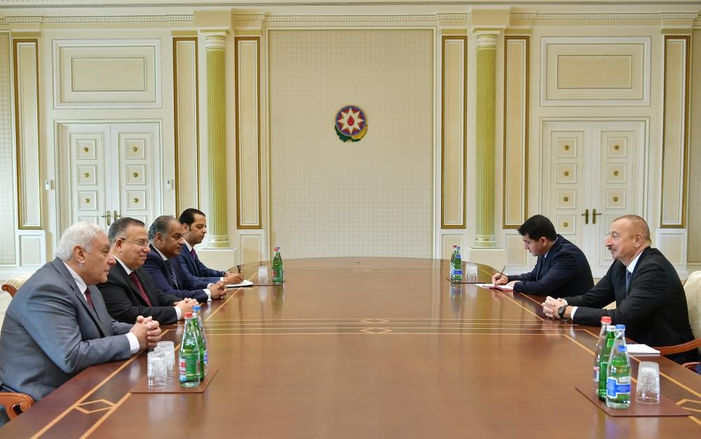 Prezident İlham Əliyev Misirin Nümayəndələr Palatası sədrinin birinci müavininin başçılıq etdiyi nümayəndə heyətini qəbul edib (FOTO) (YENİLƏNİB)