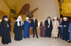 Azərbaycan Prezidenti İlham Əliyevin adından Dünya dini liderlərinin II Bakı Sammitinin iştirakçılarının şərəfinə ziyafət verilib (FOTO)