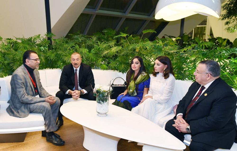 Azərbaycan Prezidenti İlham Əliyevin adından Dünya dini liderlərinin II Bakı Sammitinin iştirakçılarının şərəfinə ziyafət verilib (FOTO)