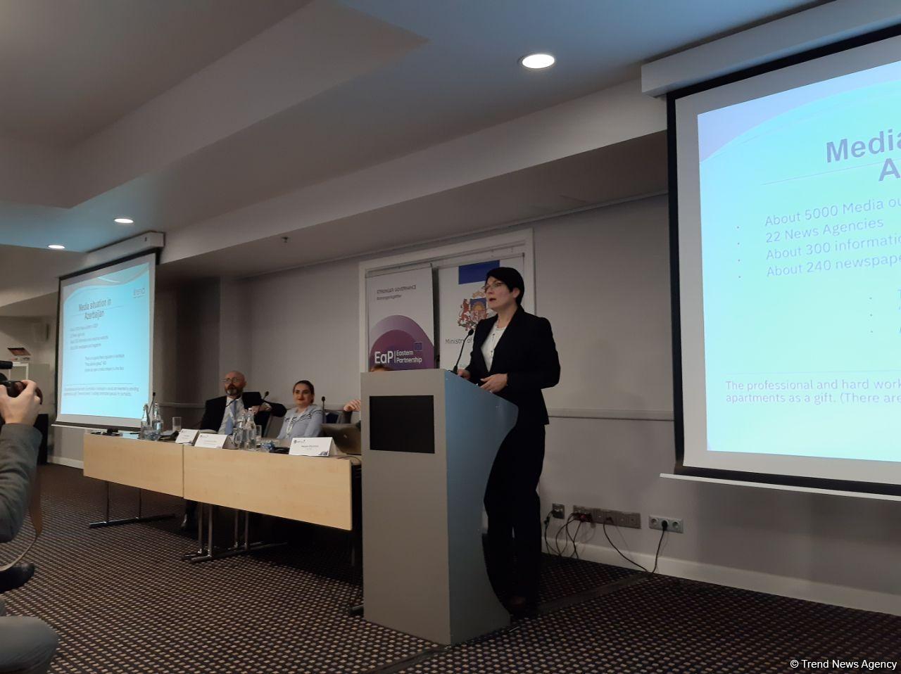 Riqada Azərbaycanın mətbuat sahəsində nailiyyətlərinin təqdimatı keçirilib (FOTO, VİDEO)