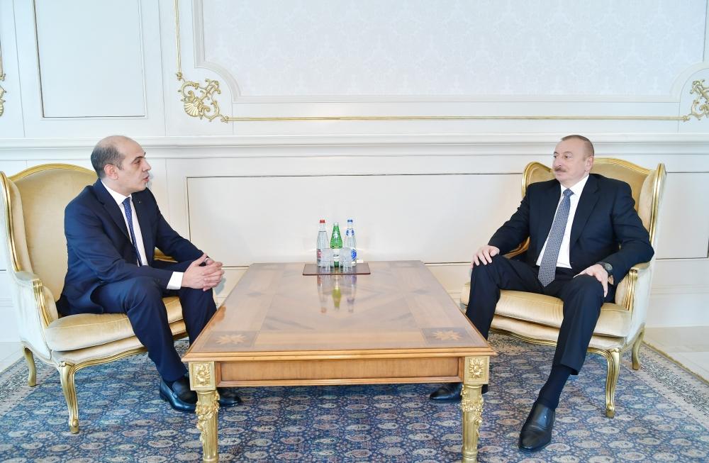 Azərbaycan Prezidenti İlham Əliyev İordaniyanın yeni təyin olunmuş səfirinin etimadnaməsini qəbul edib (FOTO) (YENİLƏNİB)