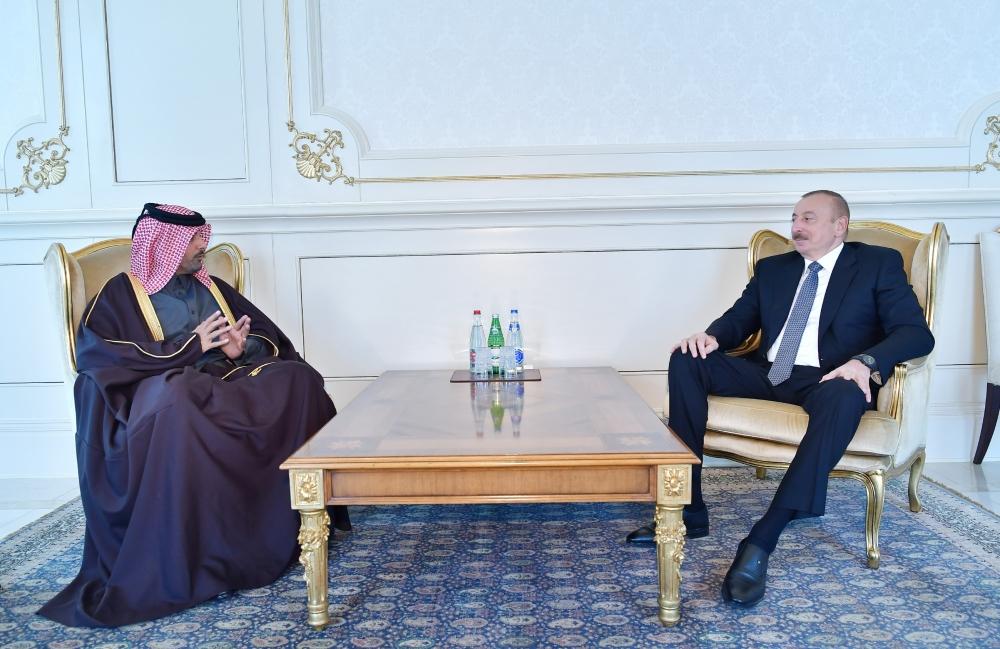 Prezident İlham Əliyev Qətərin Azərbaycanda yeni təyin olunmuş səfirinin etimadnaməsini qəbul edib (FOTO) (YENİLƏNİB)