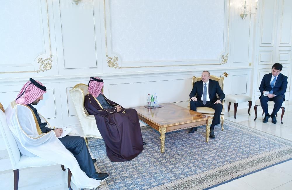 Prezident İlham Əliyev Qətərin Azərbaycanda yeni təyin olunmuş səfirinin etimadnaməsini qəbul edib (FOTO) (YENİLƏNİB)