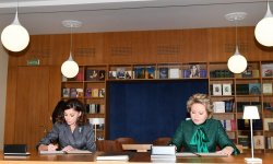 Azərbaycanın Birinci vitse-prezidenti Mehriban Əliyeva Moskvanın Xalq Təsərrüfatı Nailiyyətləri Sərgisində yenidən qurulan “Azərbaycan” pavilyonunun açılışında iştirak edib (FOTO)