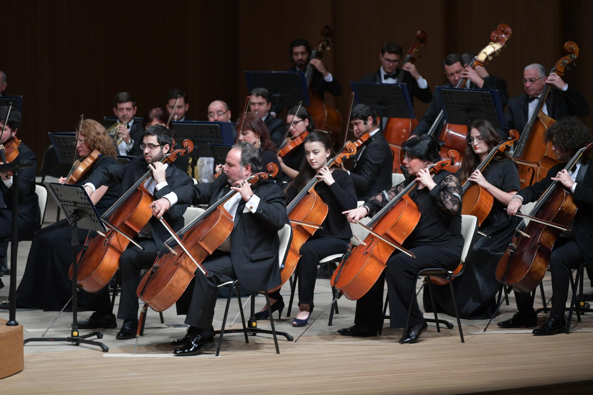 “La Skala” teatrının solistləri Heydər Əliyev Mərkəzində çıxış ediblər (FOTO/VİDEO)