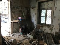 Bakıda ikimərtəbəli yaşayış binası çökdü (FOTO)