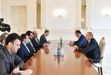 Prezident İlham Əliyev İranın Rabitə və İnformasiya Texnologiyaları nazirinin başçılıq etdiyi nümayəndə heyətini qəbul edib (FOTO) (YENİLƏNİB)
