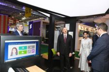 Prezident İlham Əliyev və birinci xanım Mehriban Əliyeva “Bakutel-2019” sərgisi ilə tanış olublar (FOTO) (YENİLƏNİB)