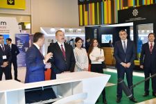 Prezident İlham Əliyev və birinci xanım Mehriban Əliyeva “Bakutel-2019” sərgisi ilə tanış olublar (FOTO) (YENİLƏNİB)
