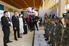 Prezident İlham Əliyev və birinci xanım Mehriban Əliyeva “Bakutel-2019” sərgisi ilə tanış olublar (FOTO) (YENİLƏNİB)