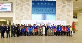 Prezident İlham Əliyev və birinci xanım Mehriban Əliyeva “Bakutel-2019” sərgisi ilə tanış olublar (FOTO) (YENİLƏNİB)