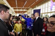 Prezident İlham Əliyev və birinci xanım Mehriban Əliyeva “Bakutel-2019” sərgisi ilə tanış olublar (FOTO) (YENİLƏNİB)