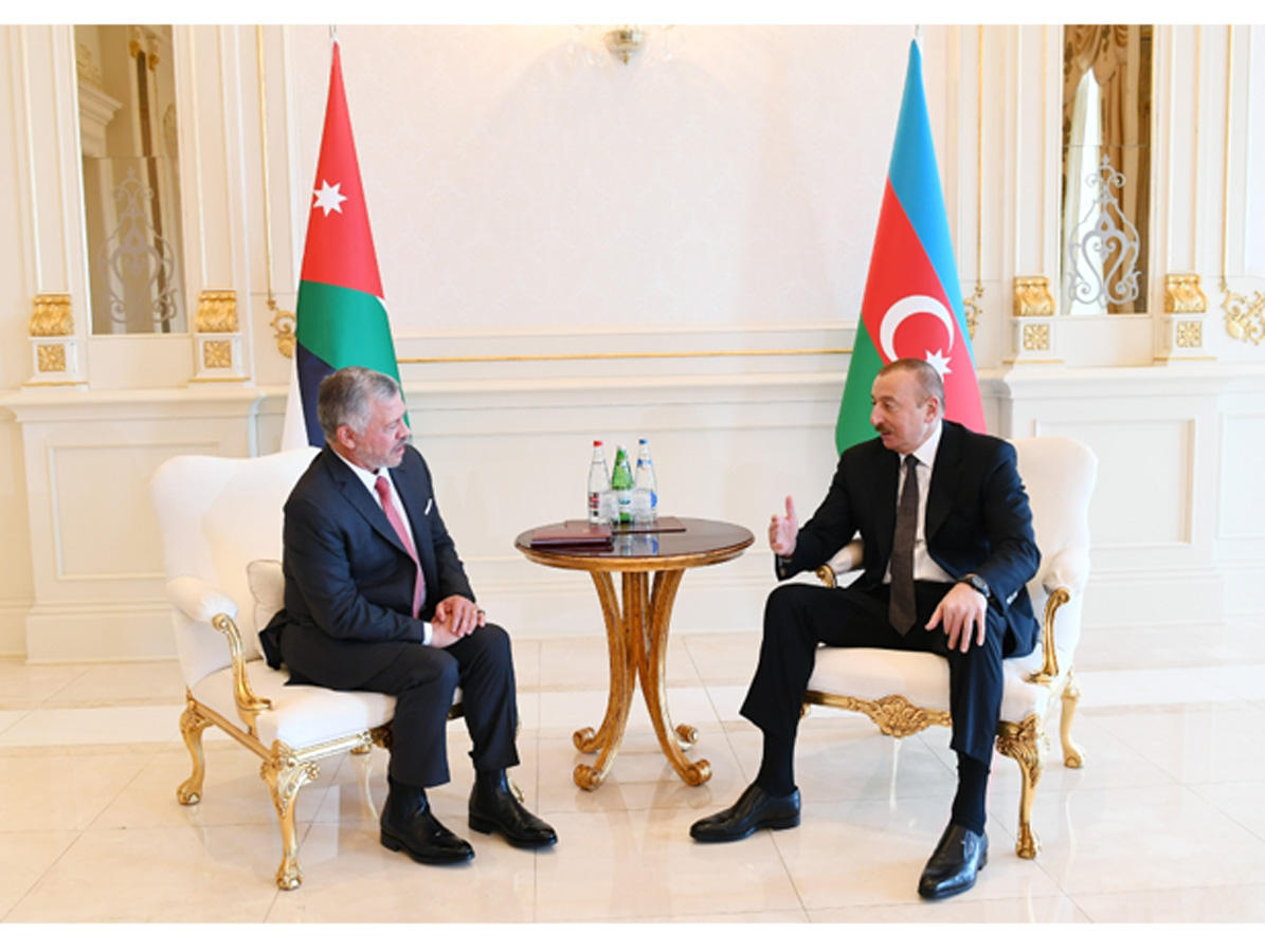 Azərbaycan Prezidentinin İordaniya Kralı ilə təkbətək görüşü olub (FOTO) (YENİLƏNİB)